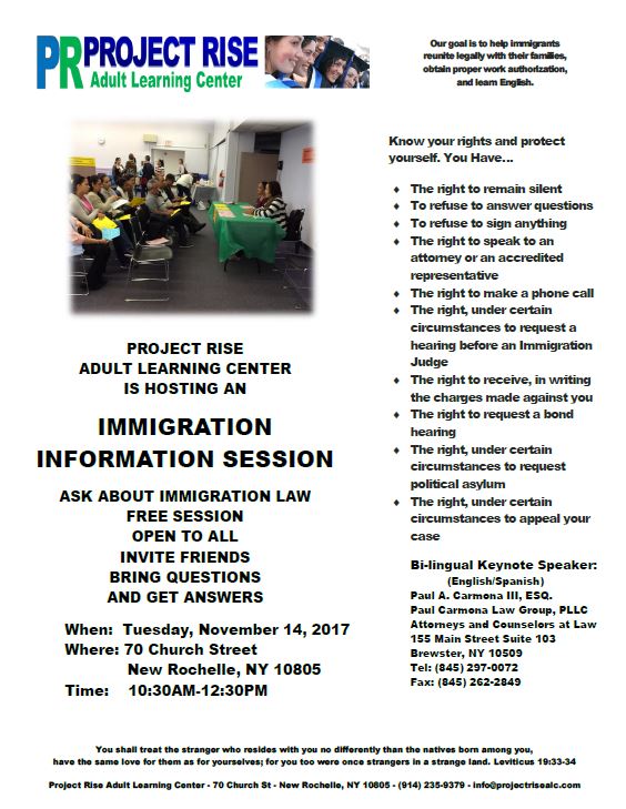 Immigration Flyer